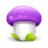 mushroom purple Icon